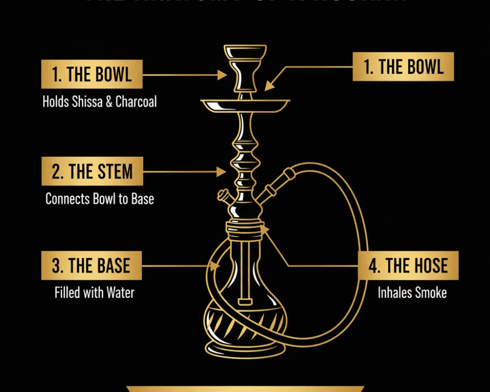 anatomy of a hookah